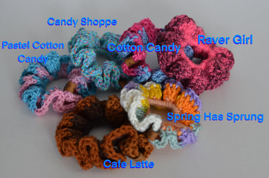 Acrylic Scrunchies